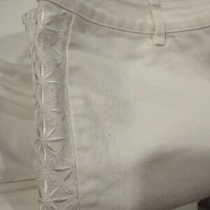 Coldwater Creek Cream Natural Fit Pants